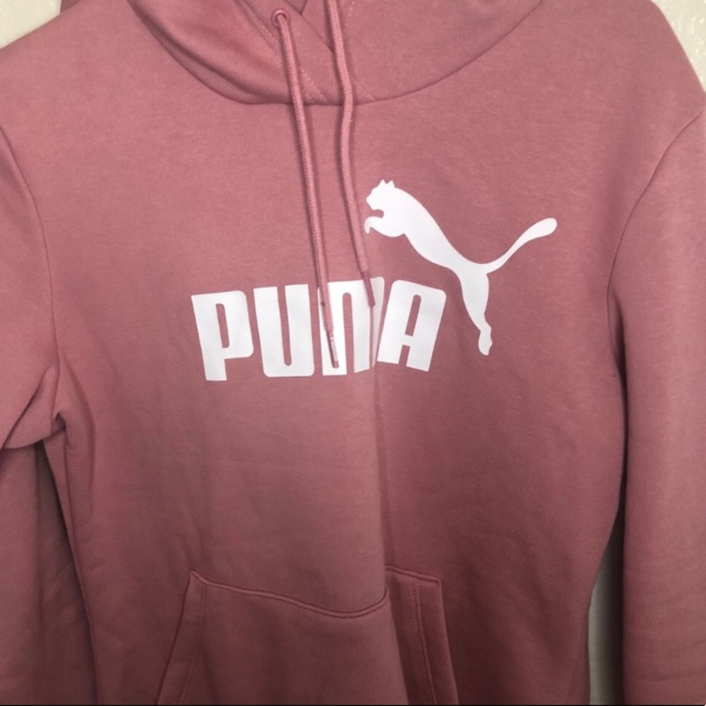 Pink Puma Hoodie Size Small